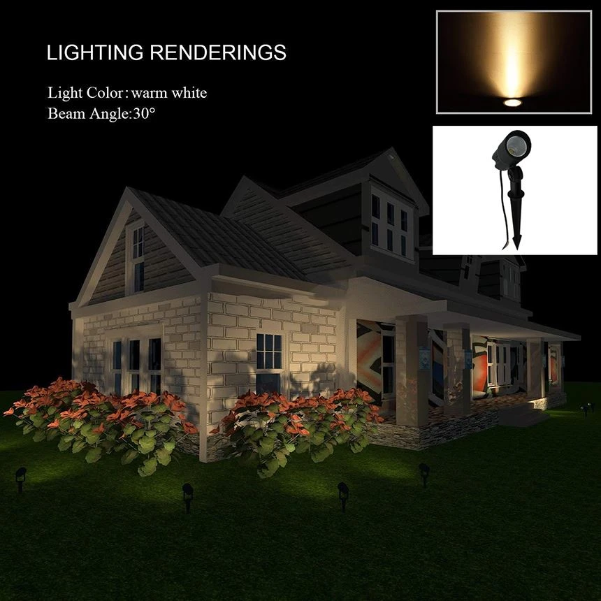 led spike light factory