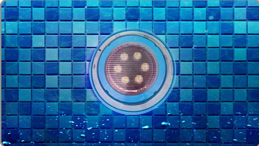 swimming pool underwater light